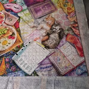 [SOLD]​Buffalo Games Breakfast in Bed 1000 Piece Jigsaw Puzzle